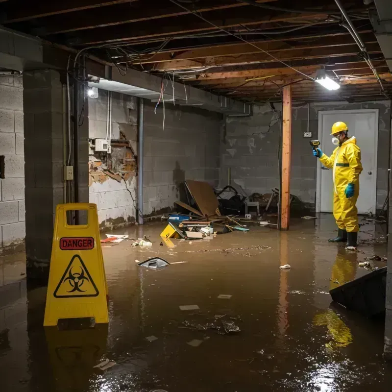 Flooded Basement Electrical Hazard in Acres Green, CO Property